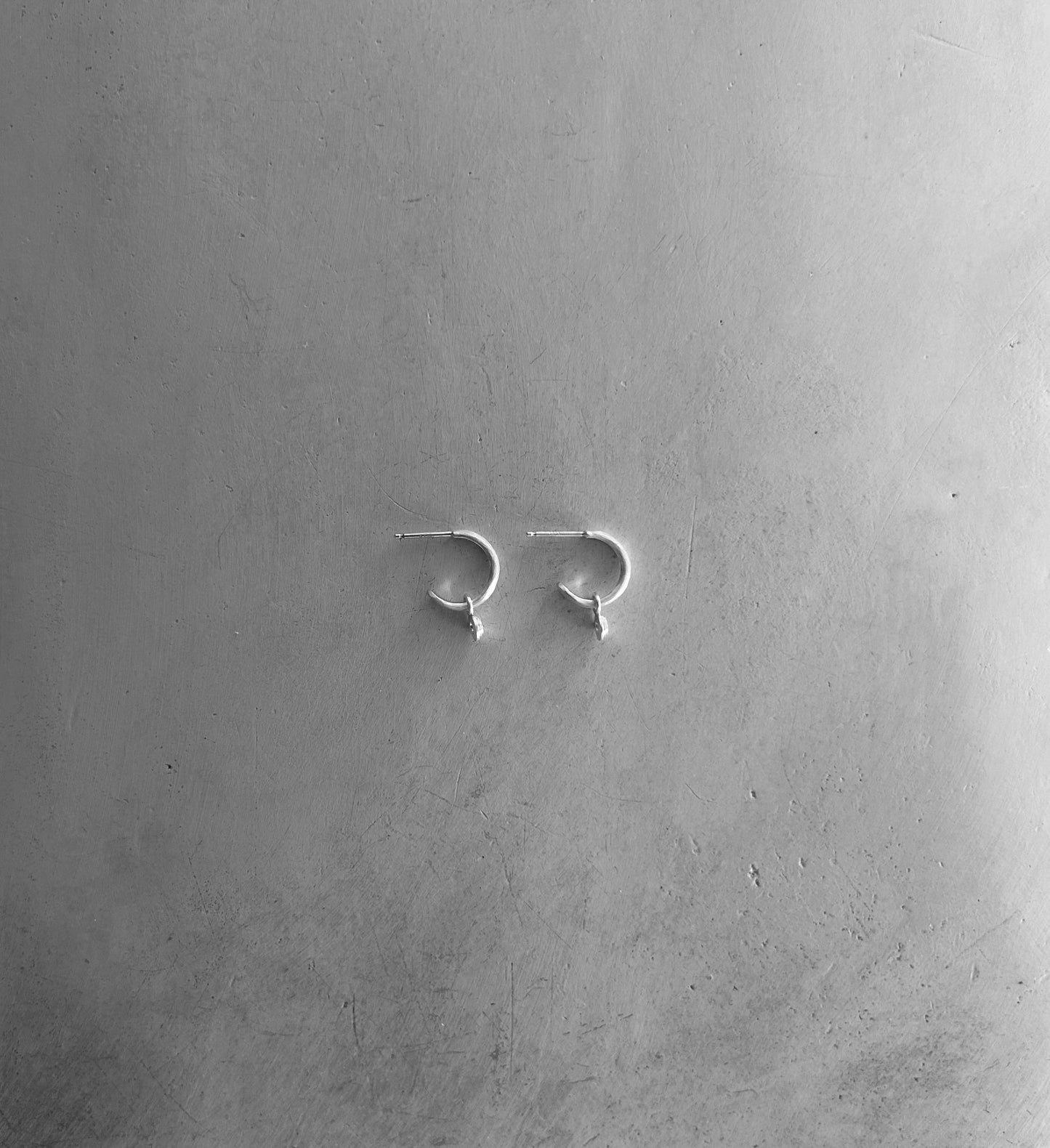 Roe Silver Demi-Hoop Earrings