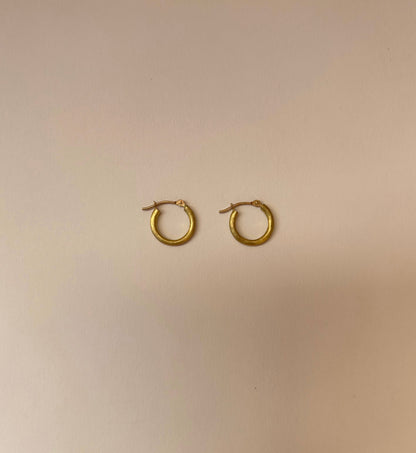 Everyday 18k Gold Hoop Earrings